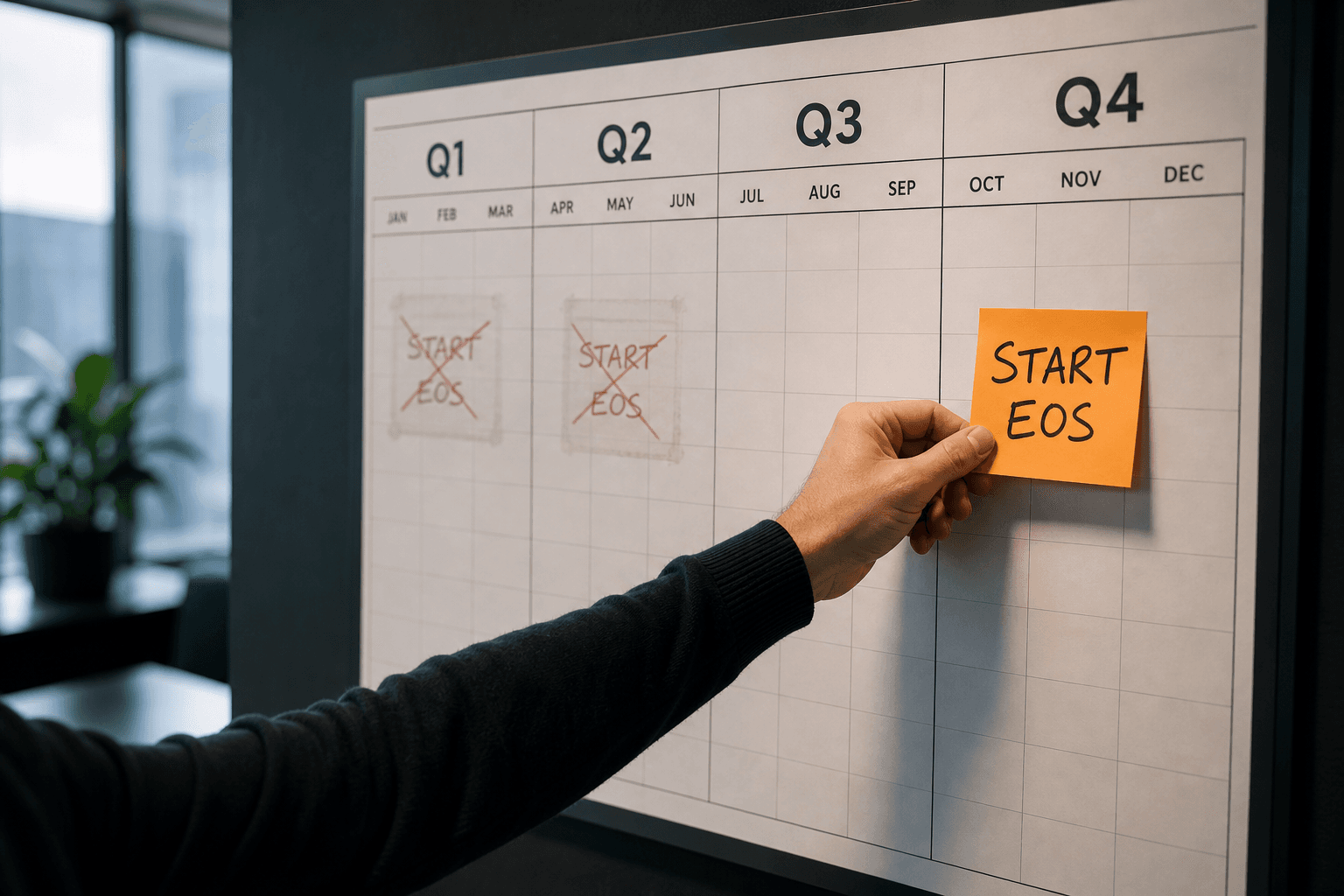 The EOS® Start Date You Keep Moving